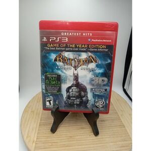 Batman: Arkham Asylum -- Game of the‎ Year Edition (Sony PlayStation 3, 2010)